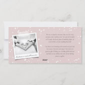 メリー結婚したリー夫妻の初めてのクリスマス写真 シーズンカード (裏面)