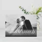 メリー結婚したリー新婚クリスマスカード シーズンカード (スタンド正面)