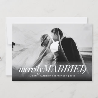 メリー結婚したリー新婚クリスマスカード シーズンカード