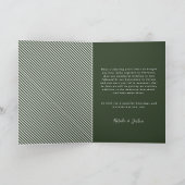 メリー結婚したリー結婚ズ発表ホリデーカード シーズンカード (内部)