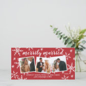 メリー結婚したリー・スナップショットの休日の写真 シーズンカード (スタンド正面)