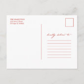 メリー結婚した結婚発表 シーズンポストカード (裏面)