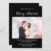 メリー結婚した・クリスマス・ホリデーの新着写真 シーズンカード (正面/裏面)