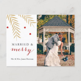 メリー結婚した・クリスマス・ポスト・カード シーズンポストカード