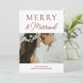 メリー結婚したRed Script モダン Photo Chrimas シーズンカード (スタンド正面)