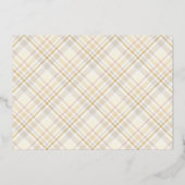 メリー結婚結婚した初めてのクリスマス 箔招待状 (裏面)