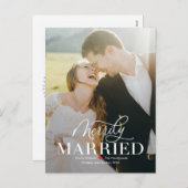 メリー結婚 新婚最初のクリスマス ポストカード (正面/裏面)