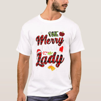 メリー給食のおばちゃんクリスマス Tシャツ