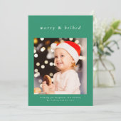 メリー緑のおもしろい休日の写真カード シーズンカード (スタンド正面)