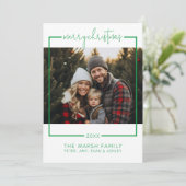 メリー縁どスミニマルクリスグリーン写真 シーズンカード (スタンド正面)