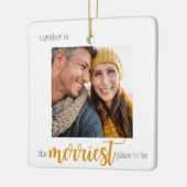 メリー聖降誕祭 セラミックオーナメント (左)