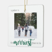 メリー聖降誕祭 セラミックオーナメント (左)