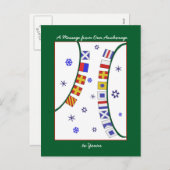 メリー航海のクリスマス葉書 シーズンポストカード (正面/裏面)