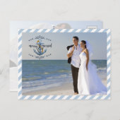 メリー航海の結婚したと青いストライプ写真2 シーズンポストカード (正面/裏面)