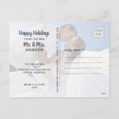 メリー航海の結婚したと青いストライプ写真2 シーズンポストカード (裏面)