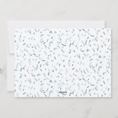 メリー航海の結婚したと、青いストライプ写真、2枚 シーズンカード (裏面)