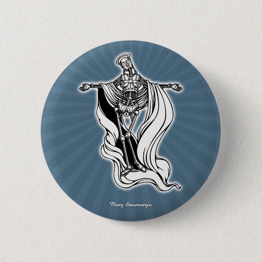 メリー蒸気のヴァージン 缶バッジ (正面)