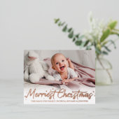 メリー誕生日発表写真 箔シーズンポストカード (立ち正面)