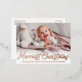 メリー誕生日発表写真 箔シーズンポストカード (正面/裏面)