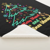 メリー賛美と聖降誕祭 シェルパブランケット (3/4)