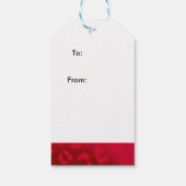 メリー赤と白クリスマス ギフトタグ (裏面)