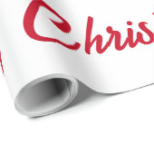 メリー赤と白クリスマス ラッピングペーパー (ロールコーナー)