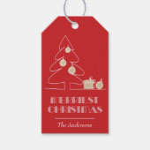 メリー赤 ギフトタグ (正面)