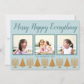メリー金ゴールドブシンプルルー3 Photo Collage シーズンカード (正面)