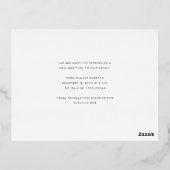 メリー金ゴールド箔誕生発表 箔シーズンポストカード (裏面)