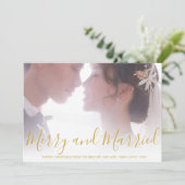 メリー金ゴールド結婚したの新婚エレガント シーズンカード (スタンド正面)