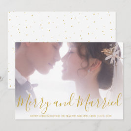メリー金ゴールド結婚したの新婚エレガント シーズンカード