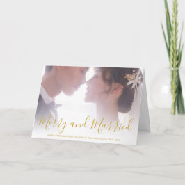 メリー金ゴールド結婚したの新婚エレガント シーズンカード