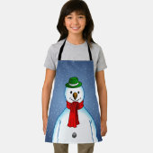 メリー雪だるま エプロン (インサイチュ)