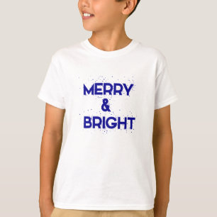 メリー雪で明るい Tシャツ