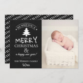 メリー願い//フォトホリデーカード シーズンカード (正面/裏面)
