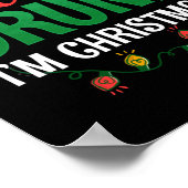 メリー飲クリスマスおもしろい休暇 ポスター (角)