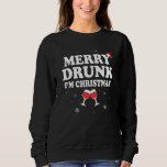 メリー飲Christmas Santa Hat Wineクリスマス スウェットシャツ<br><div class="desc">メリー飲Christmas Santa Hat Wineクリスマス。</div>