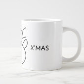 メリー高品質・クリスマス・マグ ジャンボコーヒーマグカップ (右)