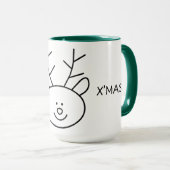 メリー高品質・クリスマス・マグ マグカップ (正面右)