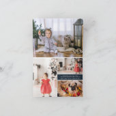 メリー魔法 |スノーフレーク・オーバーレイ・フォトクリスマス シーズンカード (内部)