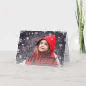 メリー魔法 |スノーフレーク・オーバーレイ・フォト シーズンカード (正面)