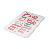 メリー魔法 – ホリカラフルデイタイポグラフィ バスマット (アングル)