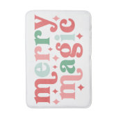 メリー魔法 – ホリカラフルデイタイポグラフィ バスマット (正面縦)