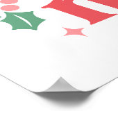 メリー魔法 – ホリカラフルデイタイポグラフィ ポスター (角)