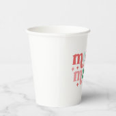 メリー魔法 – ホリカラフルデイタイポグラフィ 紙コップ (右)