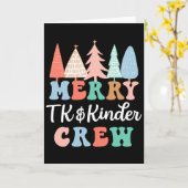 メリーＴｋ＆キンダーcrew 幼稚園の先生 キリ カード (黄色い花)