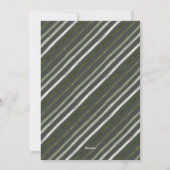 メリー4フォトコラージグレモダンークリスマス シーズンカード (裏面)