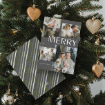 メリー4フォトコラージグレモダンークリスマス シーズンカード<br><div class="desc">今年は、4フォトコラージググレーの気にクリスマスカードとメリーお友達や家族に知らせなさいモダン。それは最新スタイリッシュであるだけでなく、それは過去年からの4つの思い出を含む必要があるお気に入りの宇宙を持っている。デザインはクリーンでミニマルまだフェスティバルで、「メリー」という言葉と名前と年のメッセージを添えたシックなタイポグラフィを取り上げていパーソナライズされたる。全体を結び付け魅力的る明るい灰色の背景の上に座るすべてのもの。シックなtouchを追加するには、カードの背面にニュートラルなグレーとセージの緑のストライプパターンを備える。あなたはもしあなたのお尻を反映する伝統的クリスマスカードの更新されたテイクを探してモダン、家族、これはあなたのためのデザインである。あなたは、子供がいる若いカップルや単に時代に合わせて探している成熟した家族など保メリー、4フォトコラージュのグレーのクリスマスカードは、あなたの美意識に合うように設計されているモダン。私たちは皆、このホリデーシーズンに感謝すべきことがあるけれど、それに時間を割く人は表現少ない。4フォトメリーコラージュモダングレイのクリスマスカードを愛する人に共有した特別な瞬間に感謝の気持ちを示す一つの方法にする。今年の休暇シーズンを1つにしなさい忘れ!Copyrightベリーデザイン、すべての権利を留保。</div>