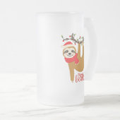 メリー・おもしろいクリスマス・ナース |休日 フロストグラスビールジョッキ (正面右)