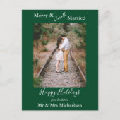 メリー&ほとんどミニマ結婚したリスト シーズンポストカード (正面)